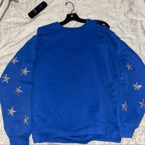 LF STAR SLEEVE SWEATER
